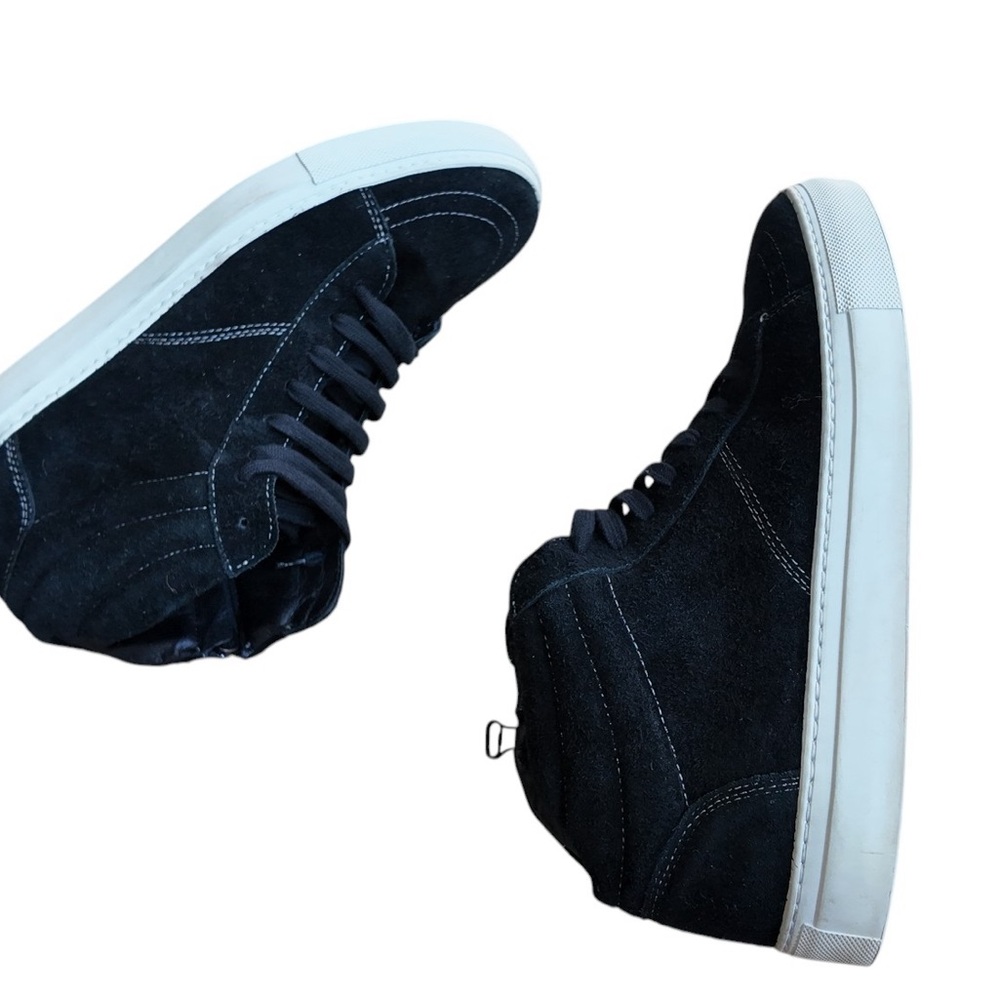 Haven × Wings + Horns Black Suede High-Top Sneakers